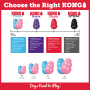 KONG Puppy für Welpen in hellblau oder rosa