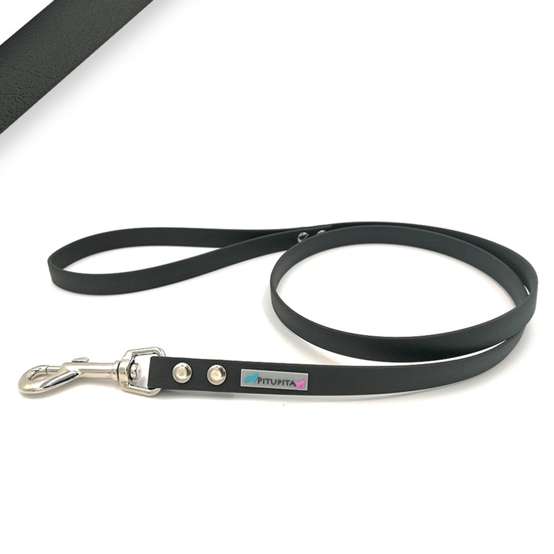 BioThane® Führleine mit Handschlaufe BL520 schwarz 19mm 1,8m