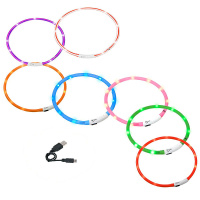 Karlie Visio light LED Leuchthalsband Schlauchhalsband in...