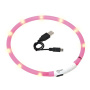 Karlie Visio light LED Leuchthalsband Schlauchhalsband in pink