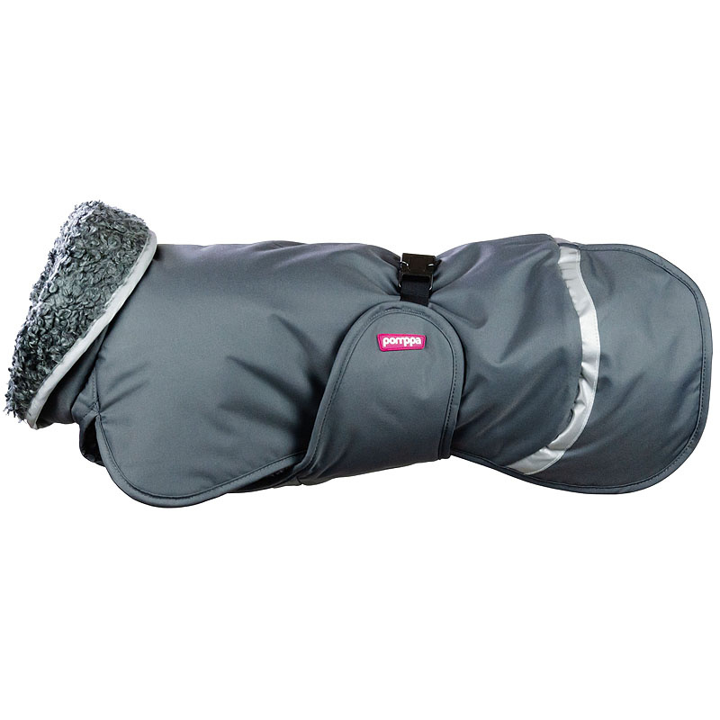 Pomppa Toppa Wintermantel in grau graphite 28