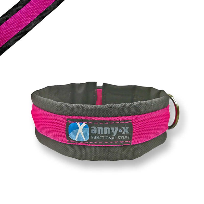 AnnyX Halsband FUN schwarz pink 2