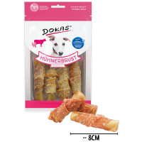 DOKAS Hühnerbrust Kaurolle 90g