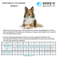 AnnyX Halsband Fun schwarz beige kupfer gold