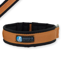 AnnyX Halsband Fun schwarz beige kupfer gold 8