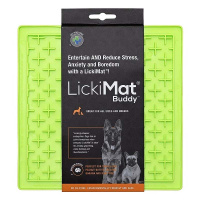 LickiMat BUDDY Schleckmatte Leckmatte 20x20cm GRÜN