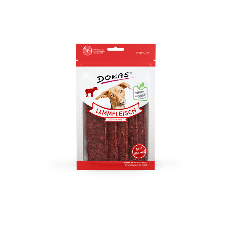 DOKAS Lammfleisch getrocknet 70g