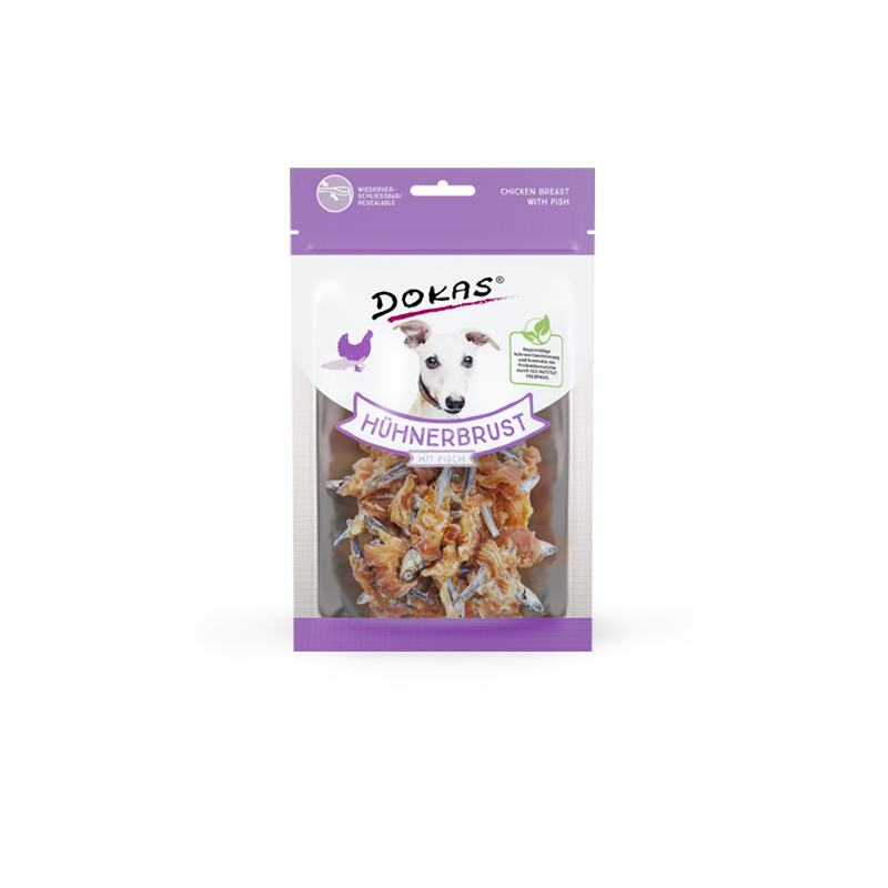 DOKAS Hühnchenbrust mit Fisch 70g