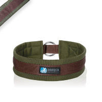 AnnyX Zugstopp Halsband Fun oliv braun