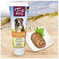 Tubidog 3er Pack Delikatess Leberwurst, Geflügelcreme & Lachscreme je 75g