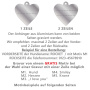 AnnyX Brustgeschirr Protect leuchtgelb grau mit Anhänger inkl. Gravur XL Herz rot 7K
