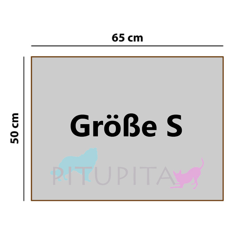 PITUPITA Hundematte Elia grau