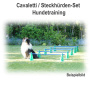 Steckhürden-Set Cavaletti blau grün 100cm