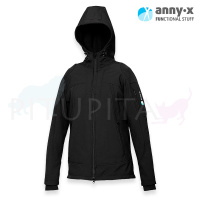 AnnyX Softshelljacke Trainingsjacke schwarz XS