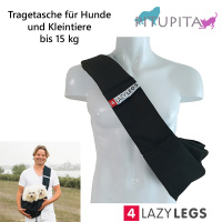 4LazyLegs Tragetasche Tragetuch Basic Polyester bis 15kg schwarz