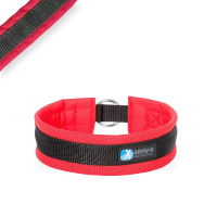 AnnyX Zugstopp Halsband Fun rot schwarz 8