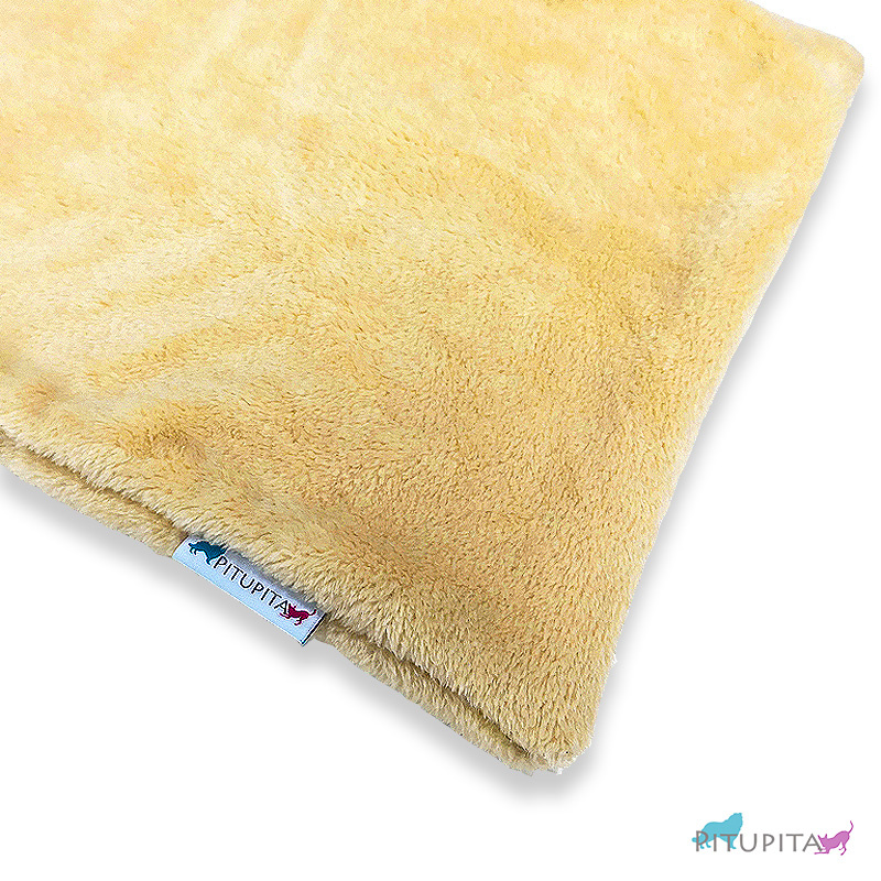 PITUPITA Kuscheldecke Hundedecke beige Kuschl
