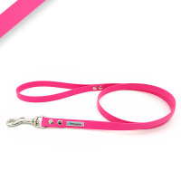 BioThane F&uuml;hrleine mit Handschlaufe PK523 leuchtpink...