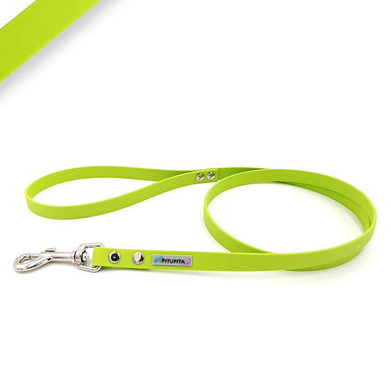 BioThane® Führleine mit Handschlaufe GN526 kiwigrün grün  19mm 2,2m