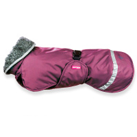 Pomppa Perus Allwetter-Mantel Wintermantel in plum lila