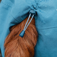 Hurtta Regenmantel Monsun Monsoon Dunkelgrau grau 30