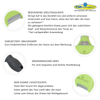 FURminator Hundebürste deShedding NEUE AUSFÜHRUNG Langhaar S