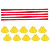 Hürden Set Cavaletti Agility Hundetraining 100cm GELB ROT