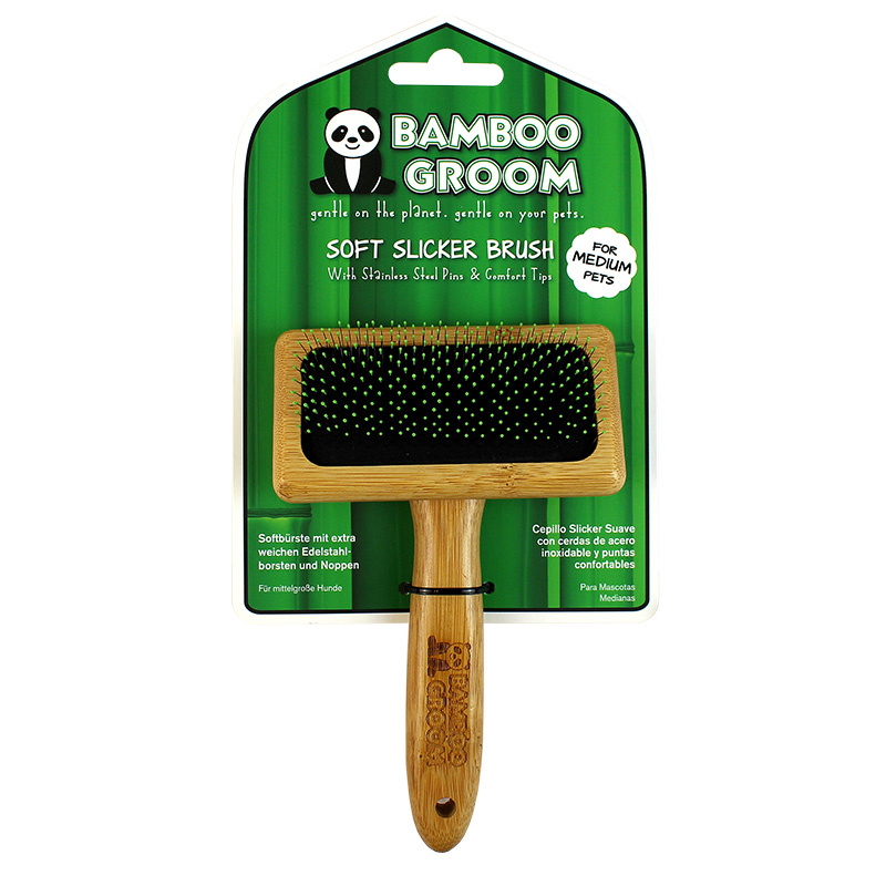 Bamboo Groom Zupfbürste SOFT L