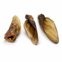 Rinderohren ohne Fell für Hunde