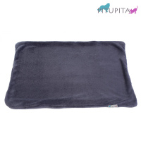 PITUPITA Kuscheldecke Hundedecke dunkelgrau steel Kuschl L 120x80