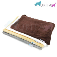 PITUPITA Kuscheldecke Hundedecke dunkelgrau steel Kuschl L 120x80