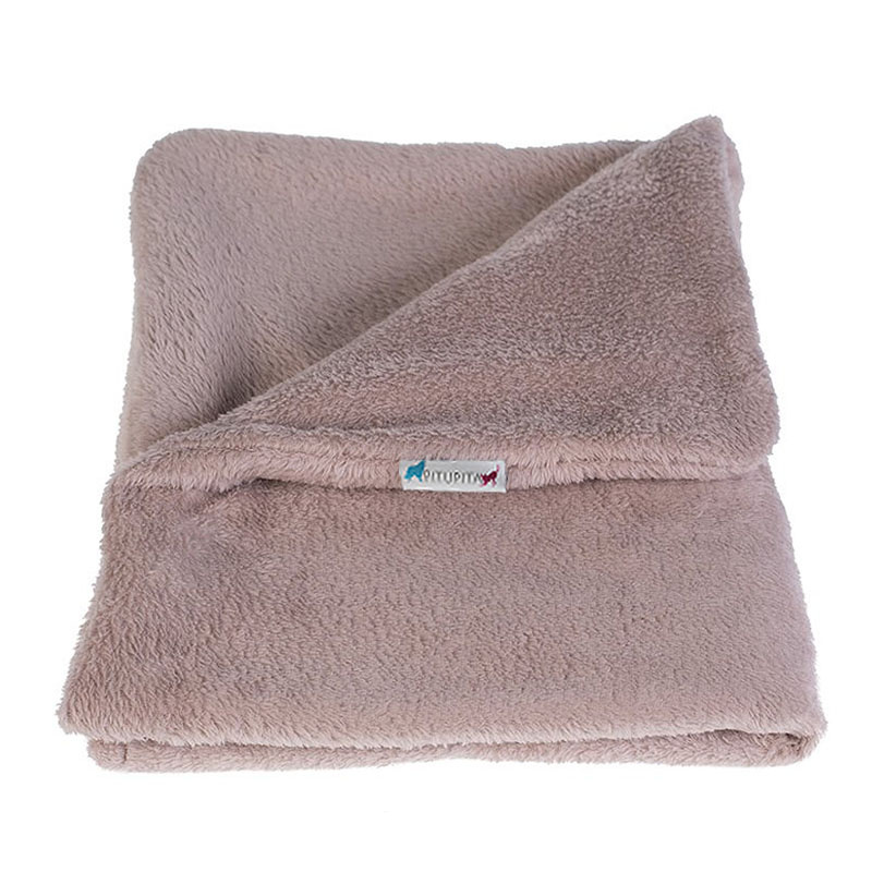 PITUPITA Kuscheldecke Hundedecke cappucino Kuschl