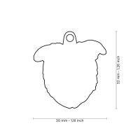 MyFamily Hundemarke Anhänger Border Collie mit Gravur