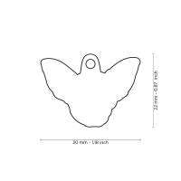 MyFamily Hundemarke Anhänger Cream Chihuahua mit Gravur