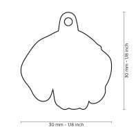 MyFamily Hundemarke Anhänger English Foxhound mit Gravur