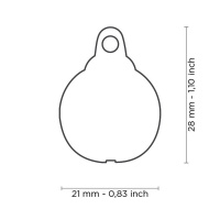 MyFamily Hundemarke Anhänger Marienkäfer mit...