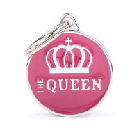 MyFamily Hundemarke Anhänger kleiner Kreis THE QUEEN...