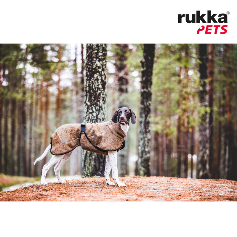 Rukka Pets Strickmantel Pullover COMFY schwarz grau 60