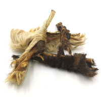 Lammkopfhaut mit Fell f&uuml;r Hunde