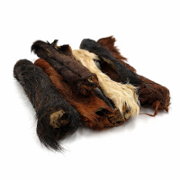 PITUPITA Pferdekopfhaut mit Fell f&uuml;r Hunde