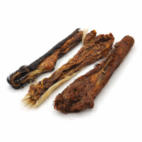 Pferdekopfhaut mit Fell für Hunde 500g