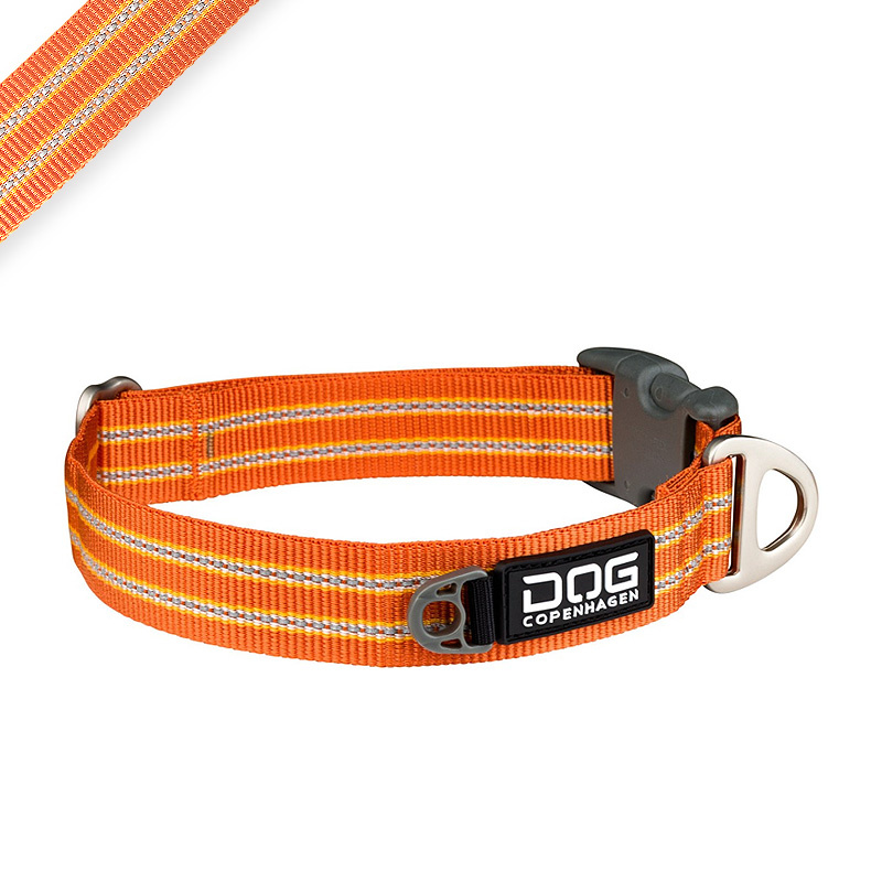 DOG Copenhagen Halsband Urban Style V2 Orange Sun orange L