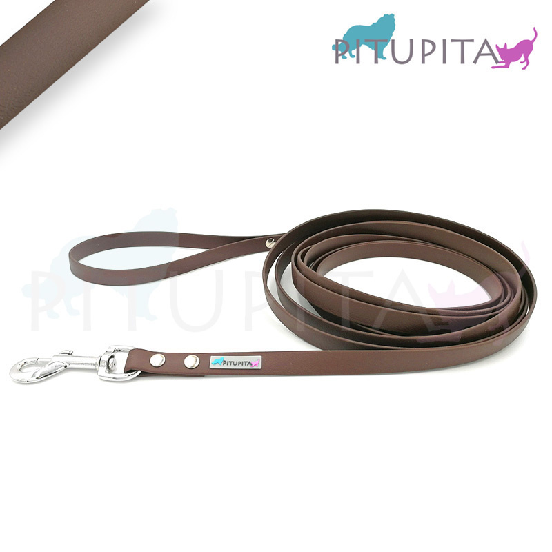PITUPITA® Schleppleine braun 6m 16mm mit Handschlaufe