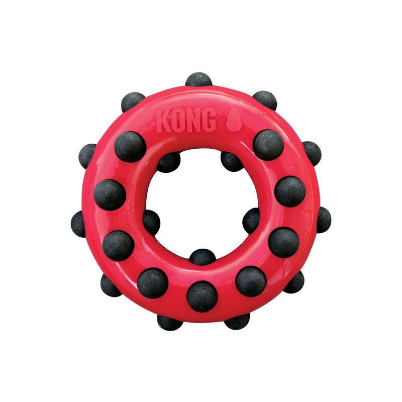 KONG  Dotz Circle Kreis rot schwarz S