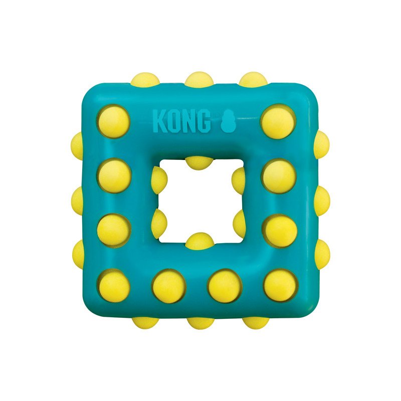 KONG  Dotz Square Rechteck Quadrat gelb blau