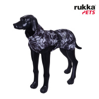 Rukka Pets Breeze Softshellmantel Regenmantel schwarz weiss 45