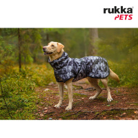 Rukka Pets Breeze Softshellmantel Regenmantel schwarz weiss 45