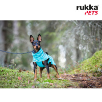 Rukka Pets Regenjacke Regenmantel Hase blau 25