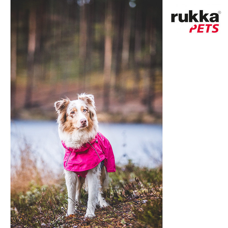 Rukka Pets Regenjacke Regenmantel Hase pink 30