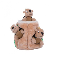 Outward Hound Hide a squirrel 3 Eichhörnchen am Baumstamm  S